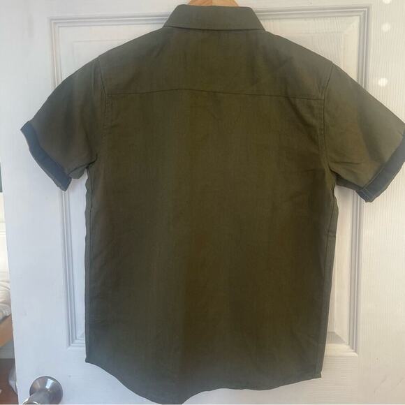 Nomad by |Craft + Flow| Boys Button Down Short-sleeved Big Boy 14/16 100% Cotton - Picture 5 of 7